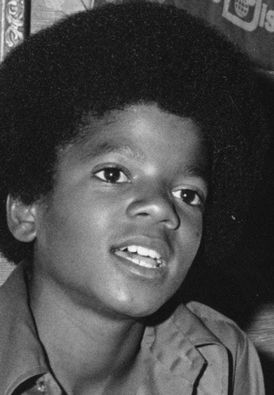 1972 – Michael Jackson at the age of 13 when he used to be the part of the Jackson 5.