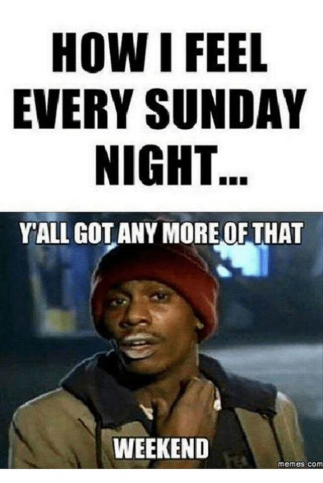 20 Funny Sunday Memes To Make You Weekend Complete - Music Raiser