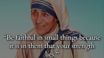 32 Most Inspirational Quotes Of Mother Teresa About Love and Care