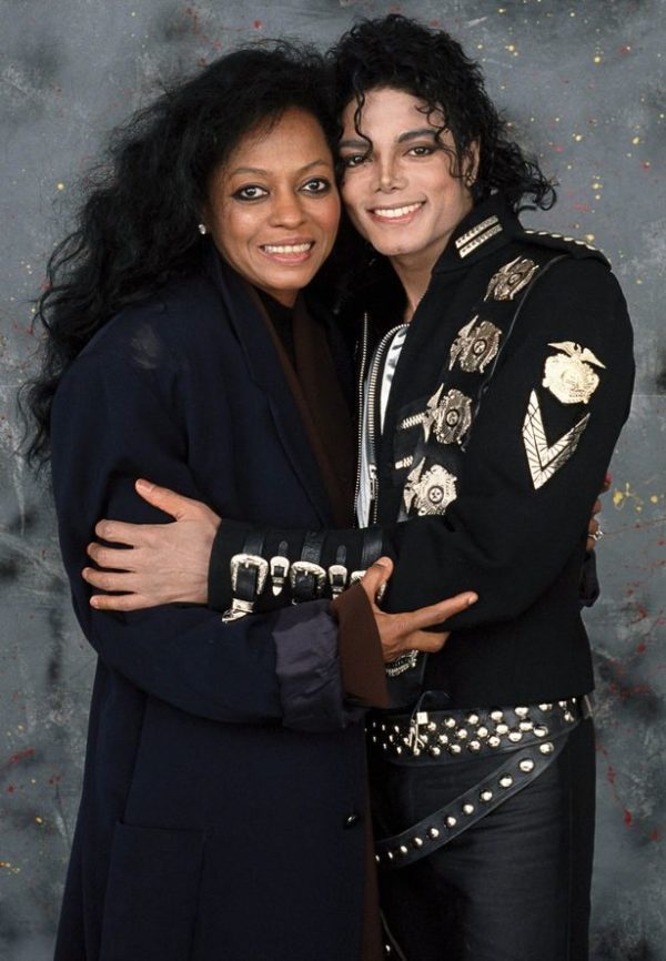 Diana Ross and Michael jackson