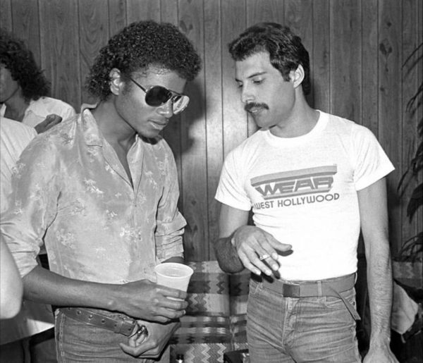Michael Jackson and Freddie Mercury